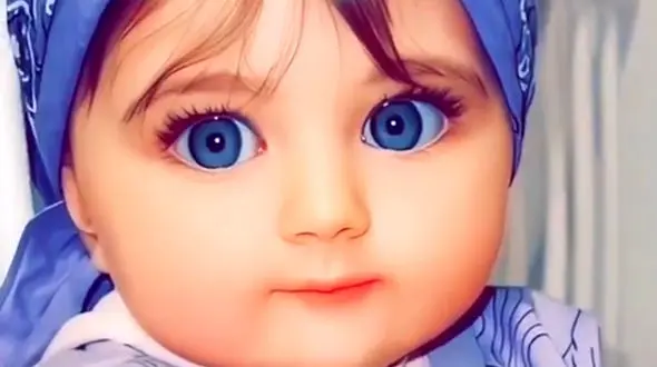 چشم های بهشتی این دختر زیباترین نقاشی خدا شد ! + فیلم جذاب