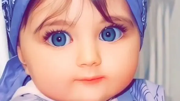 چشم های بهشتی این دختر زیباترین نقاشی خدا شد ! + فیلم جذاب