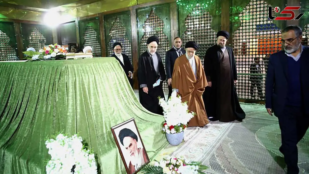 سید محمد خاتمی به مرقد امام رفت + عکس