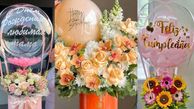 25 مدل شیک باکس گل بادکنک دار برای جشن تولد و استقبال نوزاد
