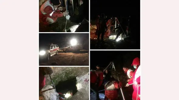 سقوط مرگبار مرد کرمانشاهی به حفره کوهستانی + عکس