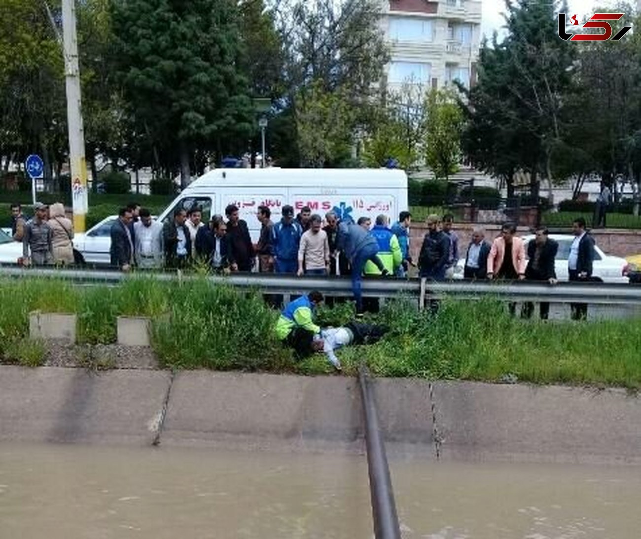 مرگ مرد 40 سال به دلیل سقوط در کانال آب قزوین