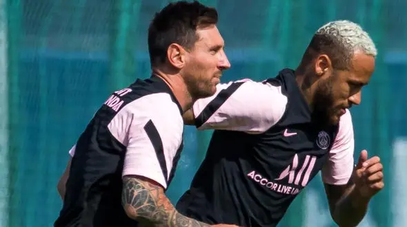  رابطه مسی و نیمار در پاریسن ژرمن شکر آب شد