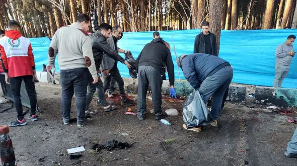 فیلم جدید از صحنه شهادت دلخراش مردم در حادثه تروریستی کرمان