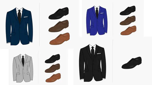 چگونه کفش را با رنگ لباس ست کنیم 