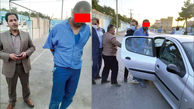 عکس لحظه دستگیری قاتل در مشهد / این جوان به دختر و پسر همسایه هم رحم نکرد