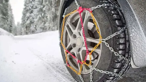 آموزش بستن فوری زنجیر چرخ در برف + فیلم