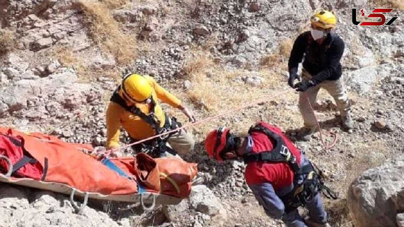 سقوط جوان ۳۸ ساله از ارتفاعات مخمل‌کوه لرستان