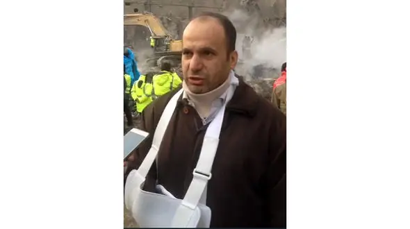 بلایی که قبل از فروریختن پلاسکو داخل ساختمان سر آتش نشانان آمد / نجات یافته از حادثه در برابر دوربین رکنا گفت+تصاویر