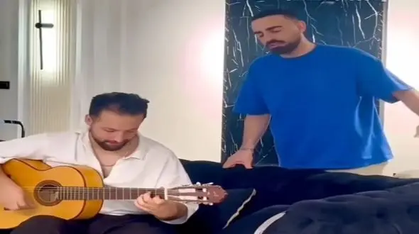 آواز  باشکوه و عاشقانه /  پسره حنجره محسن یگانه و پاشایی رو قرض گرفته لوکیشن صداش وسط بهشته + فیلم