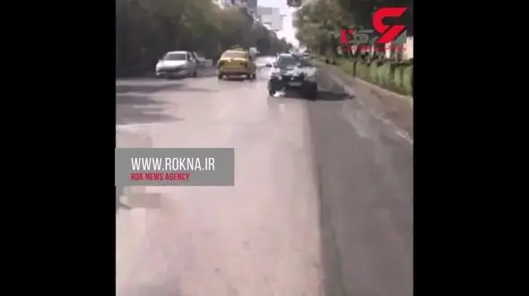دومین راننده شیرازی که دنده عقب رانندگی می کرد+فیلم
