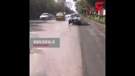 دومین راننده شیرازی که دنده عقب رانندگی می کرد+فیلم