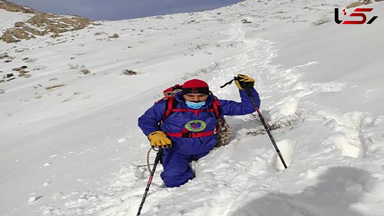 4 کوهنورد در ارتفاعات برفی پراو کرمانشاه در یک قدمی مرگ بودند