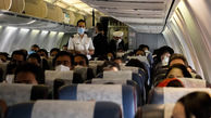 فیلم درگیری داخل پرواز هواپیما تهران به اهواز/ علت چه بود ؟ 
