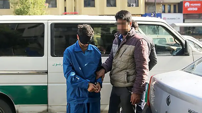 بازسازی صحنه سرقت مسلحانه از بانک‌های مشهد