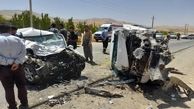 2 کشته در تصادف هولناک نیسان با تیبا در جاده سقز