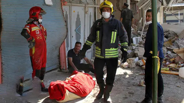 5 کشته در انفجار بازار عامری اهواز + عکس 