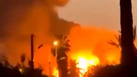 فیلم انفجار هولناک در تاسیسات ذخیره گاز  مراکش 