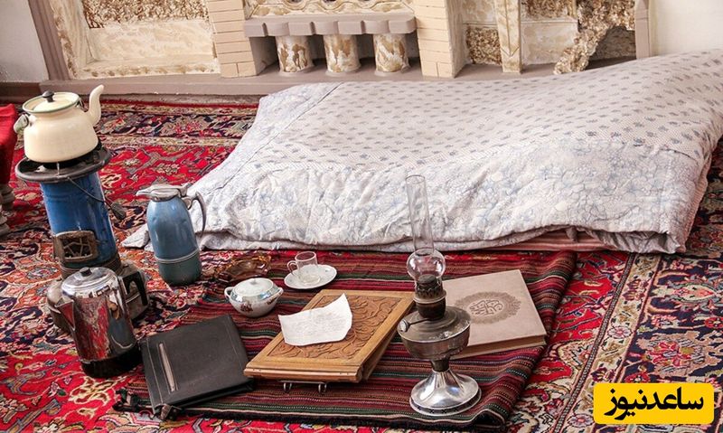 نمایی از داخل خانه استاد شهریار