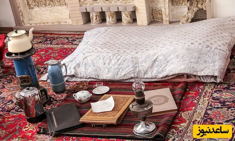 نمایی از داخل خانه استاد شهریار
