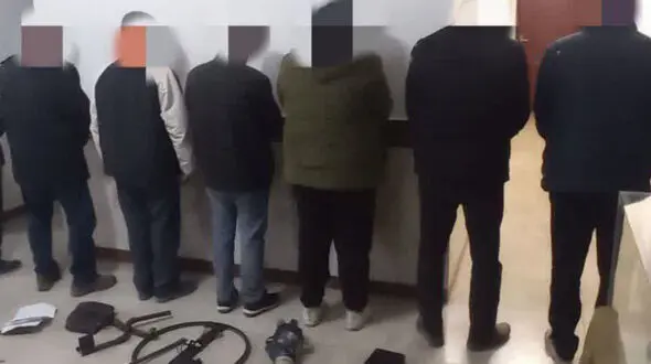 بازداشت ۷ حفار غیرمجاز در  میانه