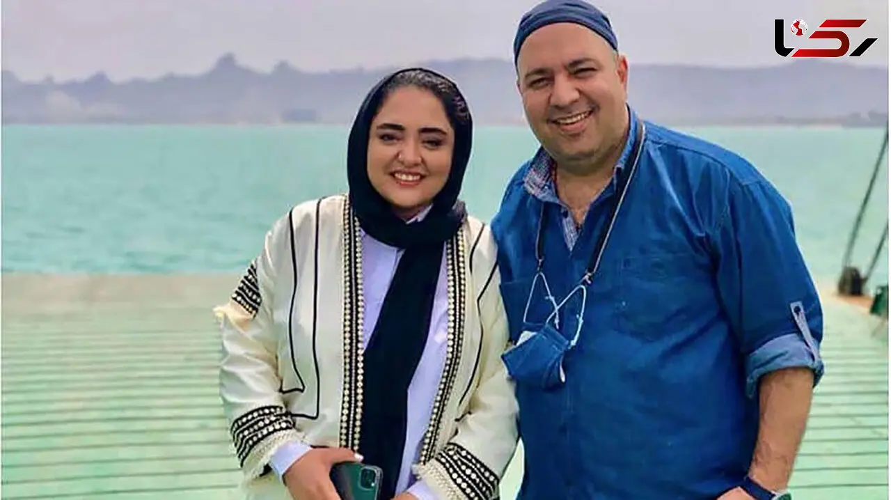  علی اوجی و نرگس محمدی  جزیره هرمز را به هم ریختند + عکس