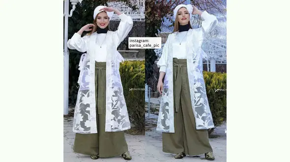 عکس دیده نشده از متین ستوده با لباس توری 