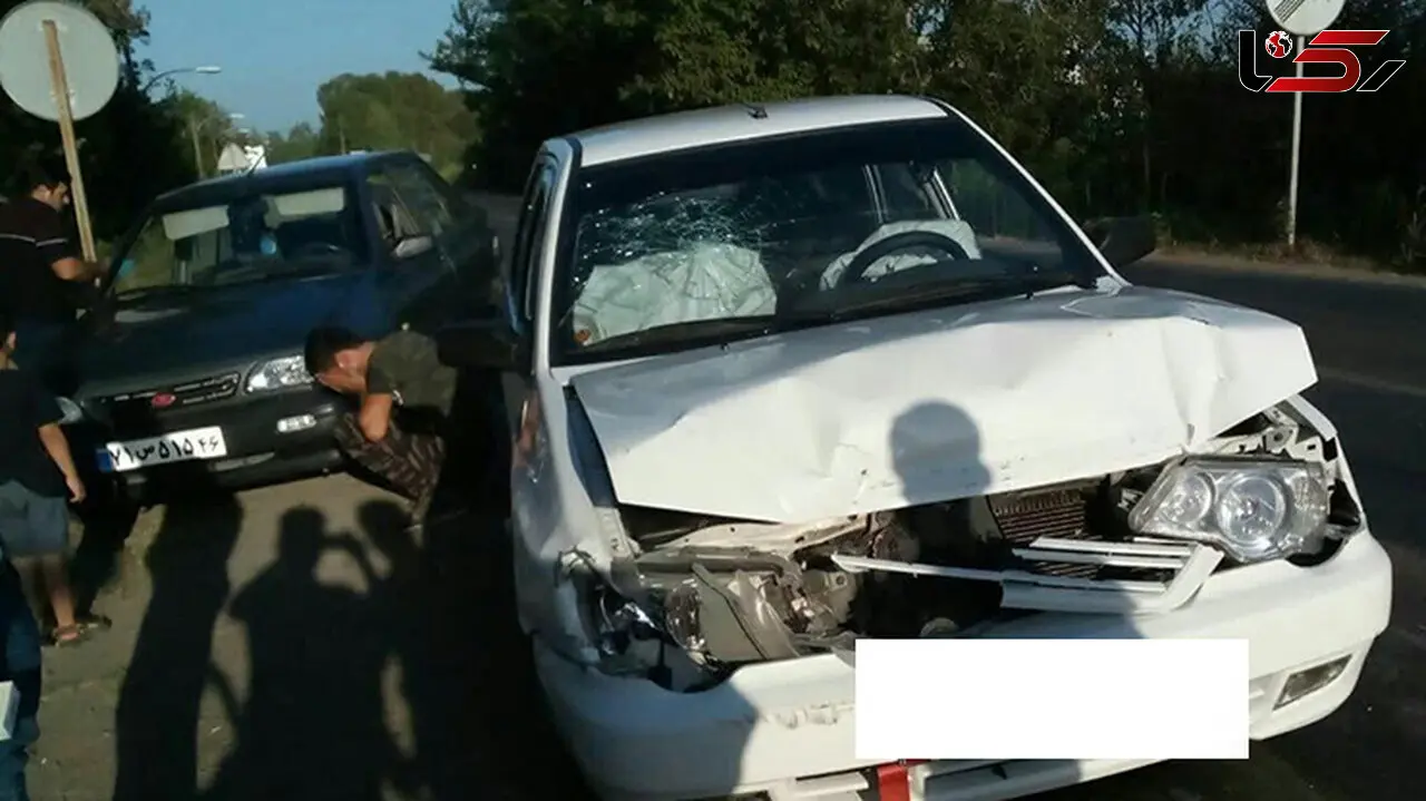 نیسان آبی فرشته مرگ کودک 3 ساله شد+ عکس
