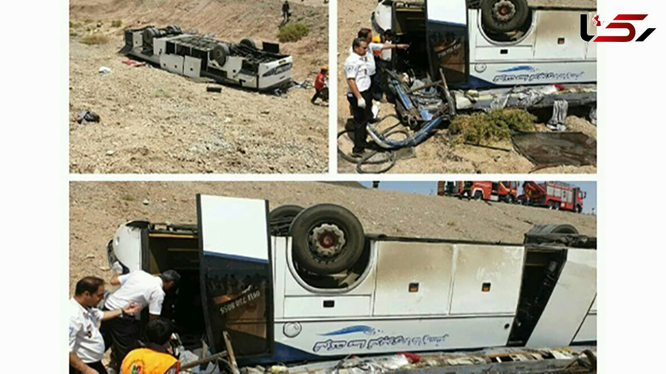 واژگونی اتوبوس در سیستان و بلوچستان یک کشته و ۸ مجروح برجای گذاشت