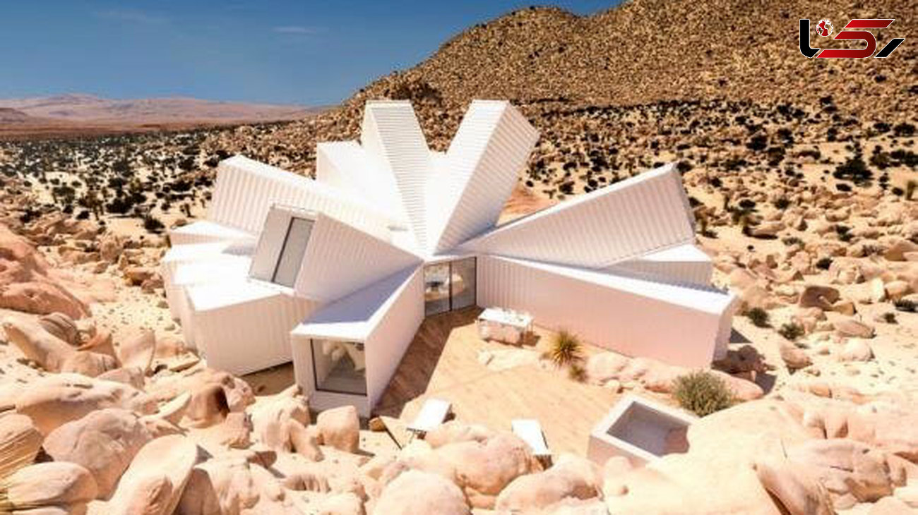 ساخت یک خانه خورشیدی با کانتینرهای باری