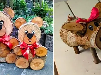 جدیدترین دکوری‌ های چوبی عروسکی دست‌ ساز برای خانه‌ شیک + 15 مدل 