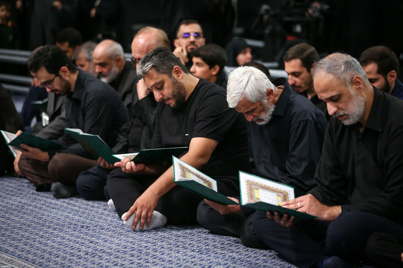 رهبر انقلاب حضرت آیت الله خامنه ای در مراسم بزرگداشت شهدای جنگ تحمیلی اخیر 7-5-1404