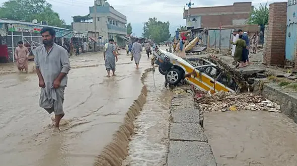  فیلم وحشت آور از سیل مرگبار در در افغانستان / 31 تن کشته شدند