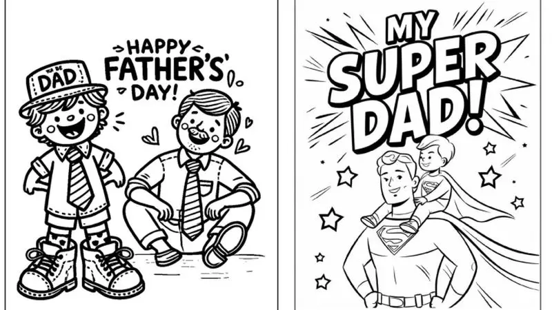 ایده ی رنگ آمیزی برای روز پدر