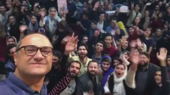 رامبد جوان در اکران مردمی فیلم نگار در مشهد +فیلم