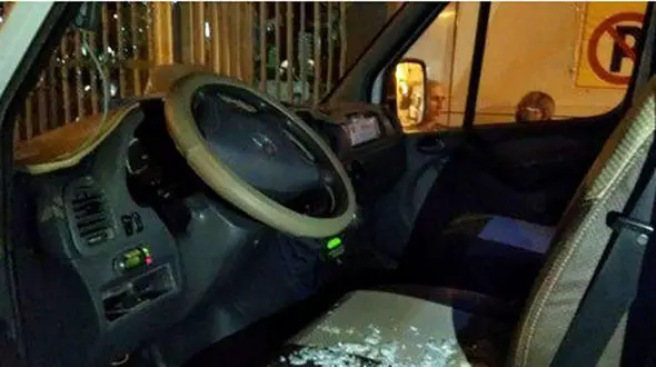 تخریب آمبولانس اورژانس بر اثر یک نزاع خانوادگی در تربت‌حیدریه
