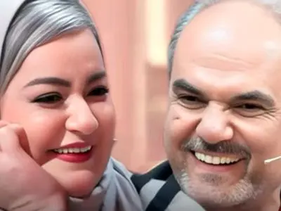 فیلم غش خنده / نعیمه نظام دوست به جواد خیابانی: جواد چخبر؟ / فقط زنش اینو نبینه !