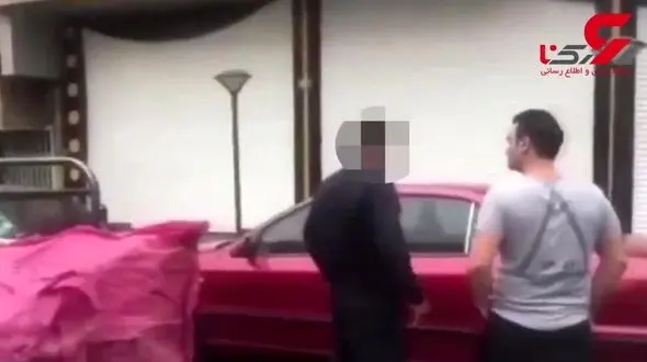 فیلم ضرب و شتم یک کارگر توسط مامور شهرداری تهران 