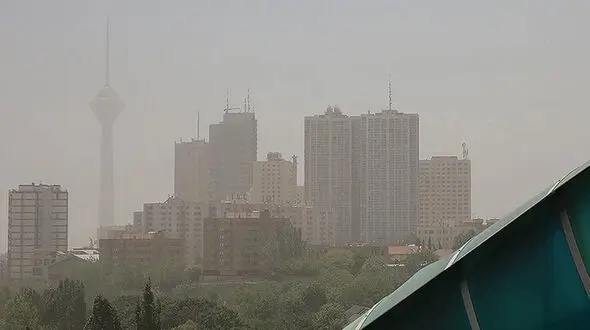 وضعیت هوای تهران قرمز شد