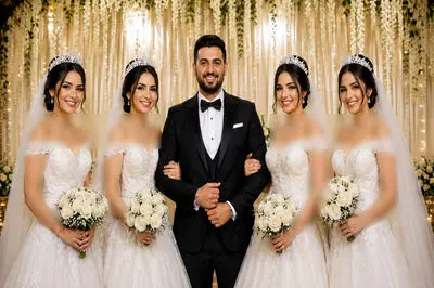 ازدواج  مرد لرستانی با چهار خواهر چهارقلو؛ پدر و مادرعروس ها راضی نبودند