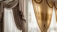 مدل های شیک پرده سلطنتی 1405 | طراحی های خاص پرده پذیرایی و اتاق خواب برای نوروز