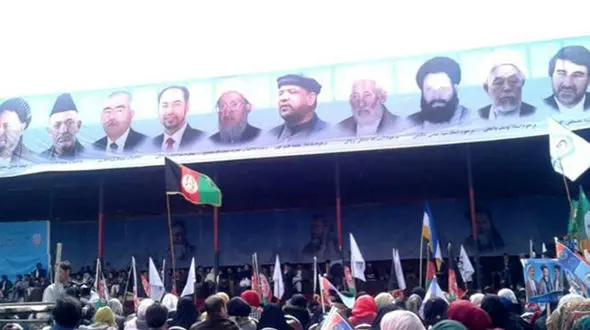 فوری / تیراندازی در کابل در حضور عبدالله عبدالله + فیلم