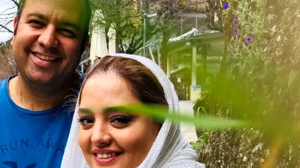 عکس سفر در زمان /  مراسم عقد «علی اوجی و نرگس محمدی» /  سال 1396