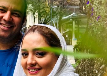 عکس سفر در زمان /  مراسم عقد «علی اوجی و نرگس محمدی» /  سال 1396