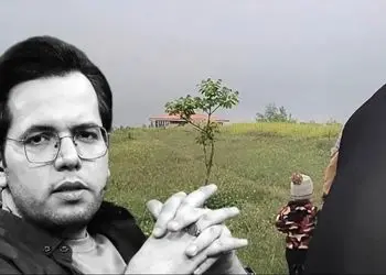 نگاهی دیزاین شیک کیک حامد سلطانی مجری برنامه سال تحویل با یک عکس عاشقانه برای سالگرد ازدواجشان با همسر دومش / عاشقانه های آقای مجری و همسر محجبه اش