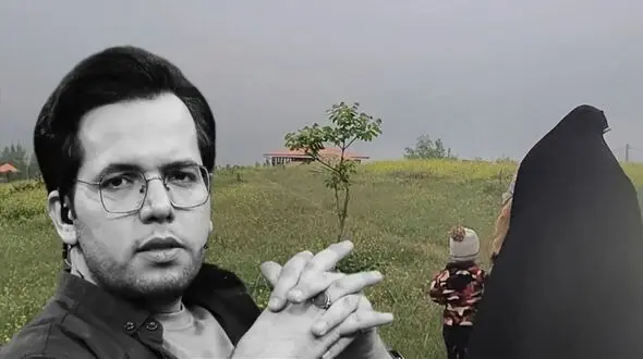 نگاهی دیزاین شیک کیک حامد سلطانی مجری برنامه سال تحویل با یک عکس عاشقانه برای سالگرد ازدواجشان با همسر دومش / عاشقانه های آقای مجری و همسر محجبه اش