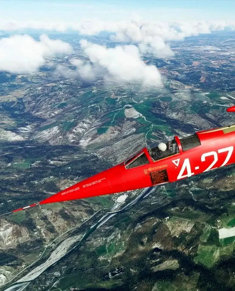 هواپیمای F-104G استارفایتر که توسط نیروی هوایی ایتالیا به فراری اهدا شد