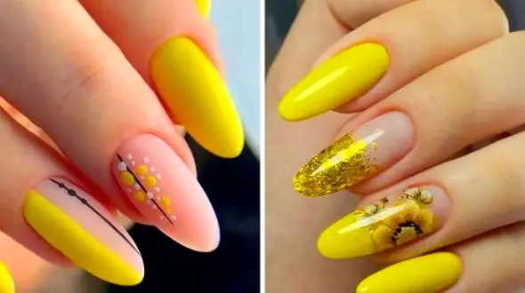 ناخن زرد نئونی؛ بهترین مدل‌ های 2025 برای عاشقان رنگ‌ های جذاب