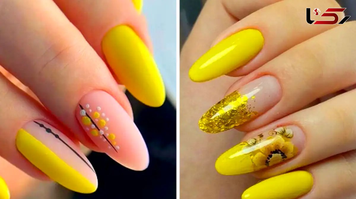 ناخن زرد نئونی؛ بهترین مدل های 1035 برای عاشقان رنگ های جذاب