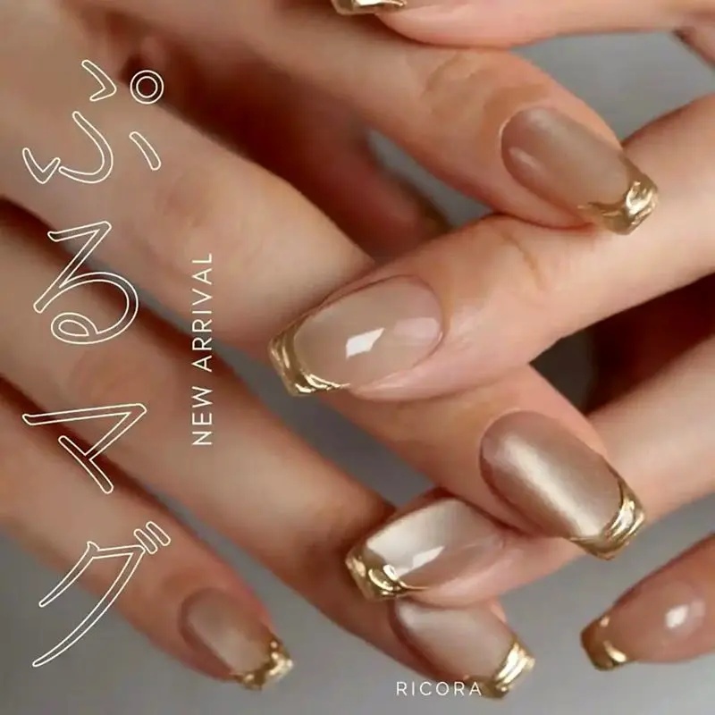 ناخن رنگ نود مربعی